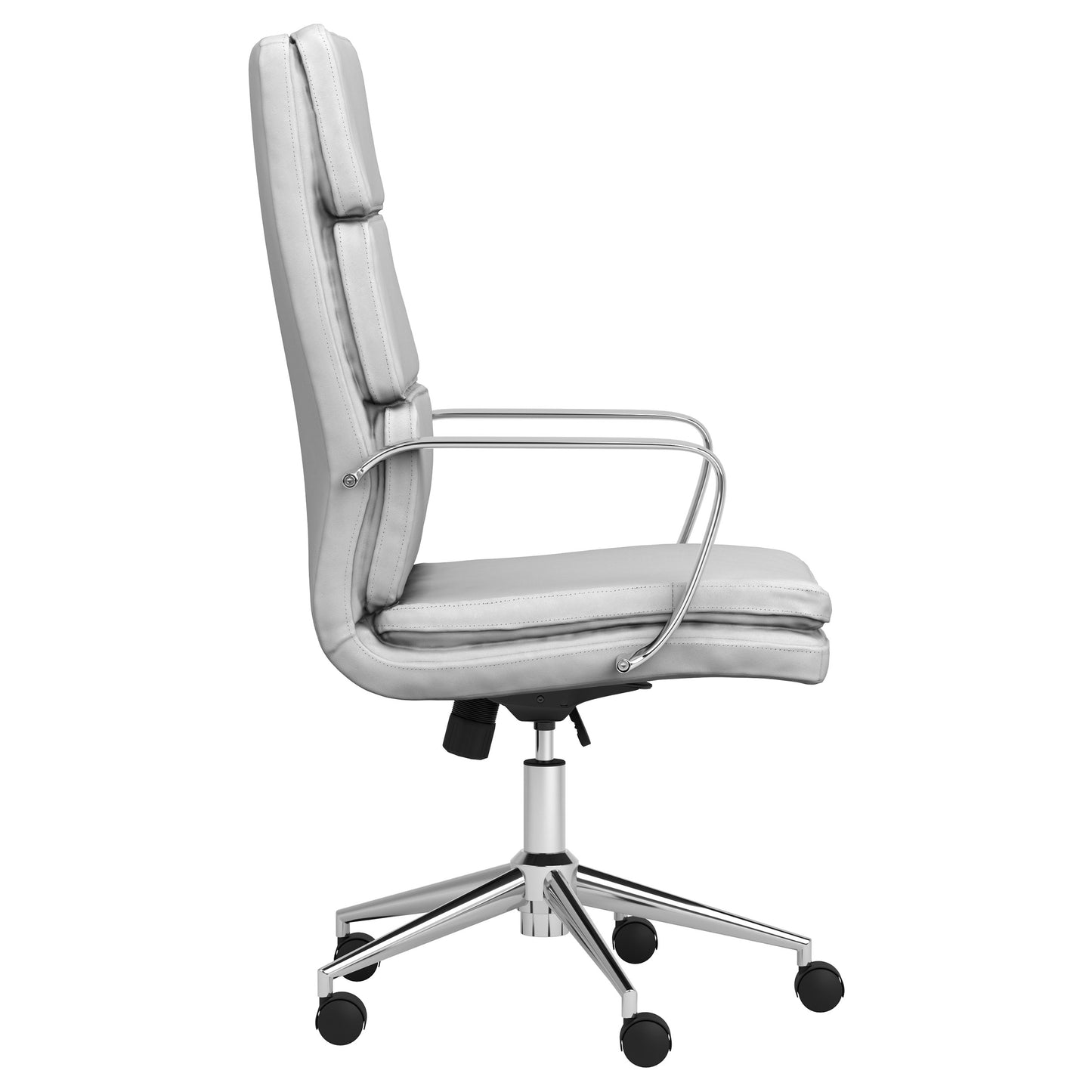 Ximena High Back Upholstered Office Chair White