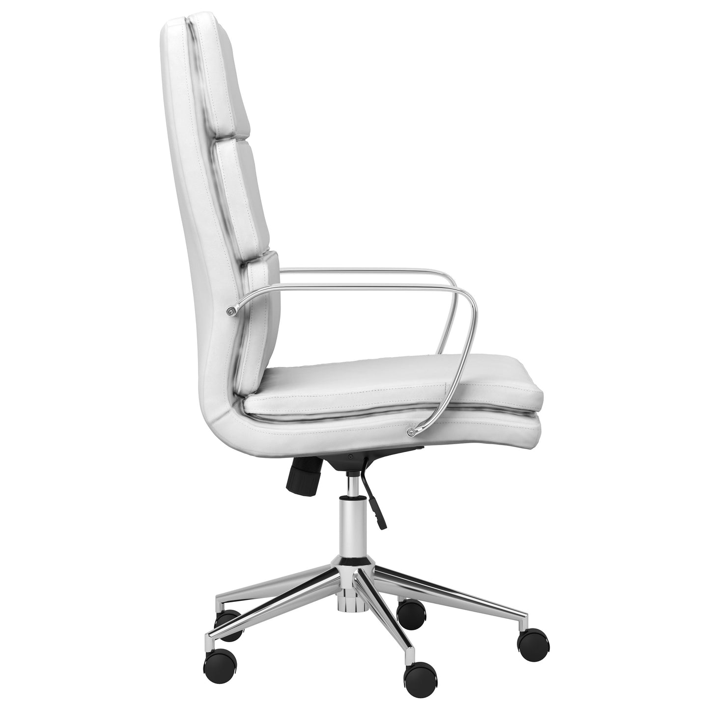 Ximena High Back Upholstered Office Chair White