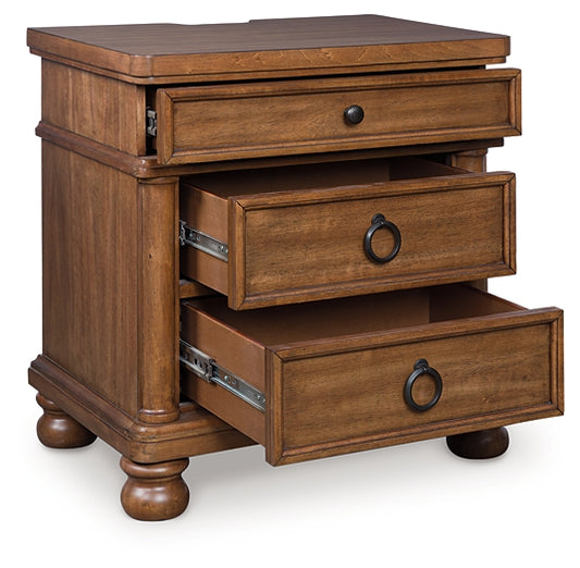 Rowlenstown Three Drawer Night Stand