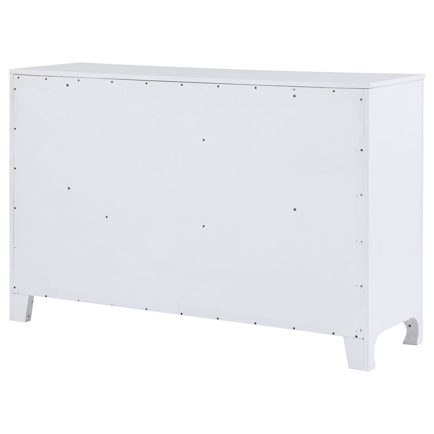 Anastasia 6-drawer Bedroom Dresser Pearl White