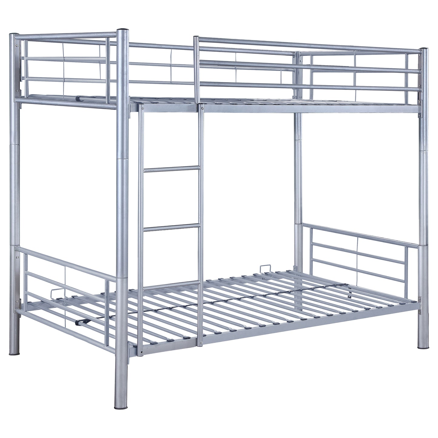 Hayward Twin Over Twin Bunk Bed Silver