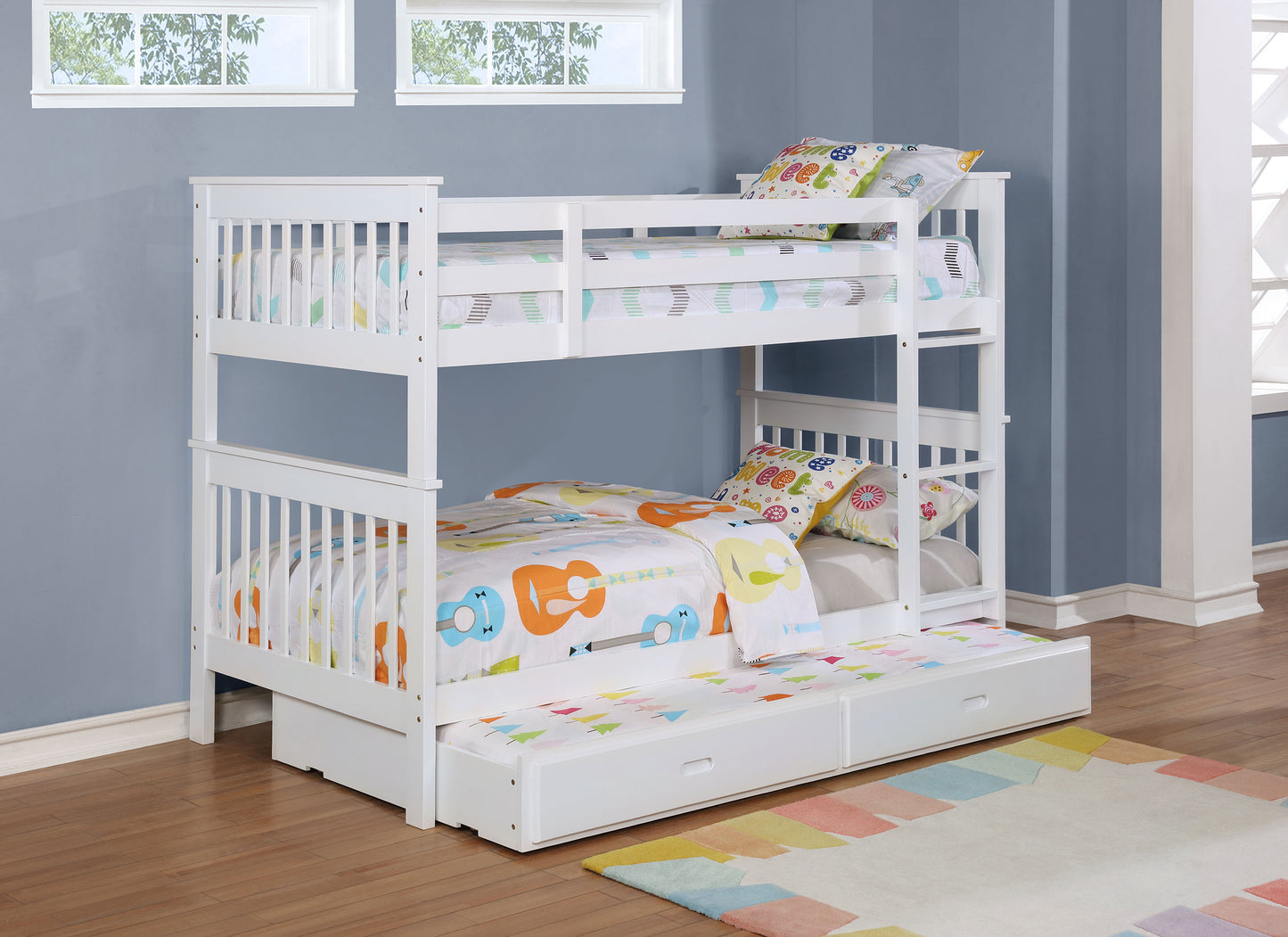 Chapman Twin Over Twin Bunk Bed White