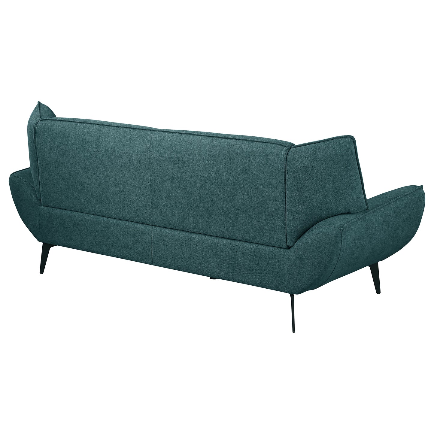 Acton Upholstered Flared Arm Sofa Teal Blue