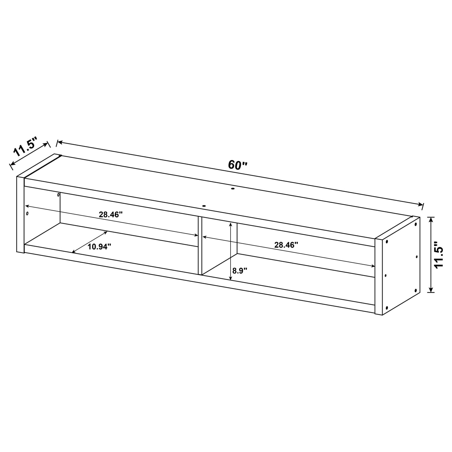 Lewes 4-piece Entertainment Center Cappuccino