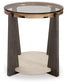 Frazwa Round End Table