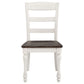 Madelyn Wood Dining Side Chair Coastal White (Set of 2)