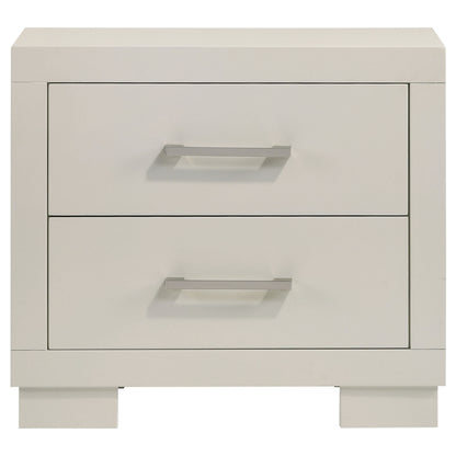 Jessica 5-piece Queen LED Bedroom Set Snow White