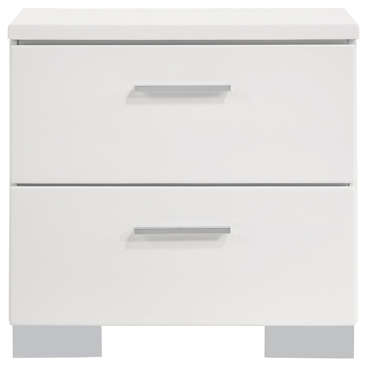 Felicity 5-piece Full Bedroom Set White High Gloss
