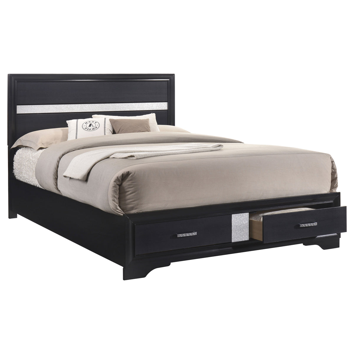 Miranda 5-piece Queen Bedroom Set Black
