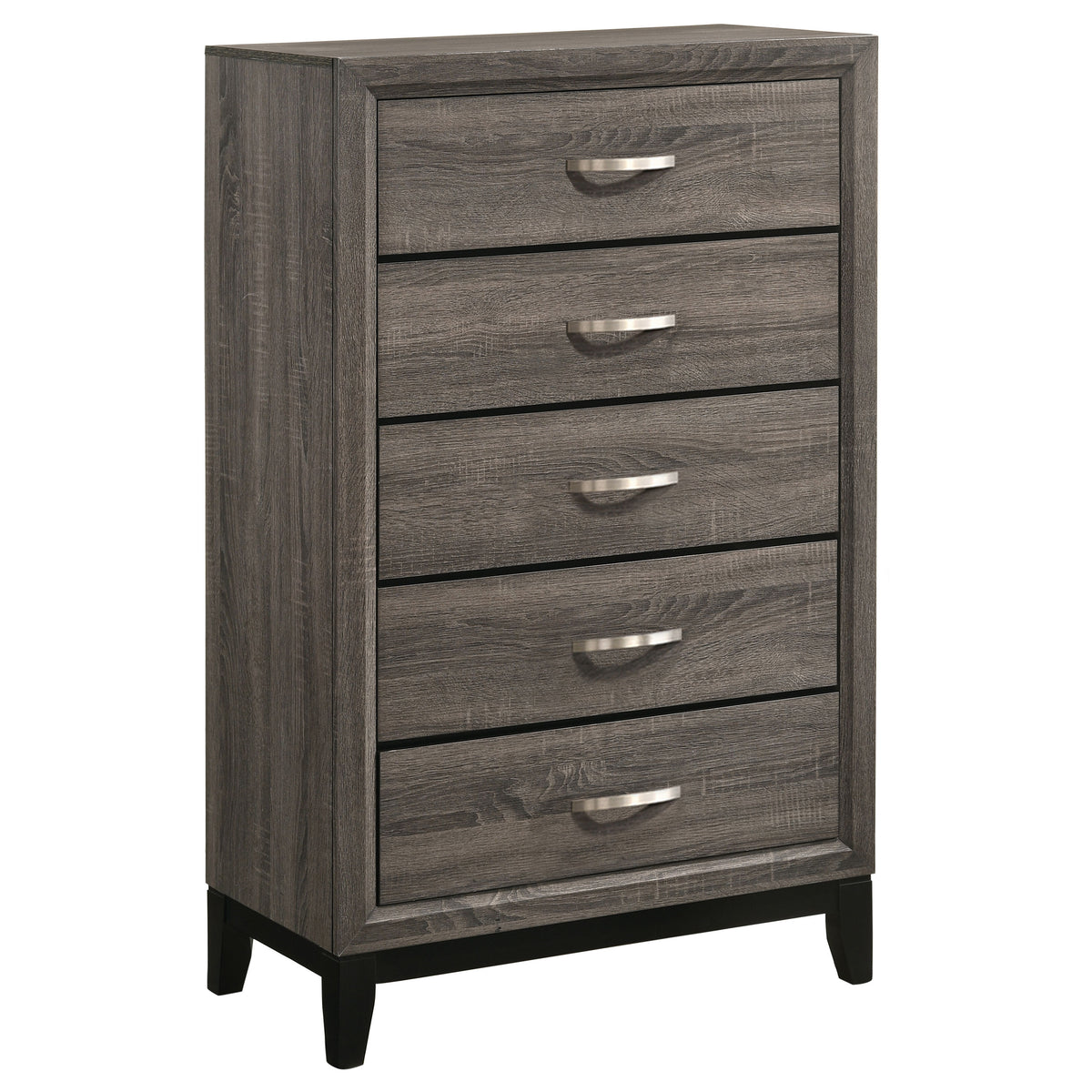 Watson Five-piece California King Bedroom Set Grey Oak