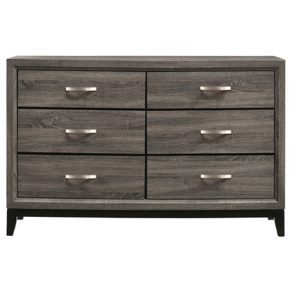 Watson Five-piece California King Bedroom Set Grey Oak