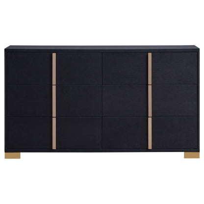 Marceline 4-piece Eastern King Bedroom Set Black