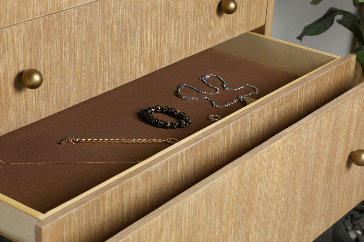 Arini 6-drawer Bedroom Chest Sand Wash