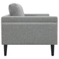 Rilynn 3-piece Upholstered Track Arms Sofa Set Grey