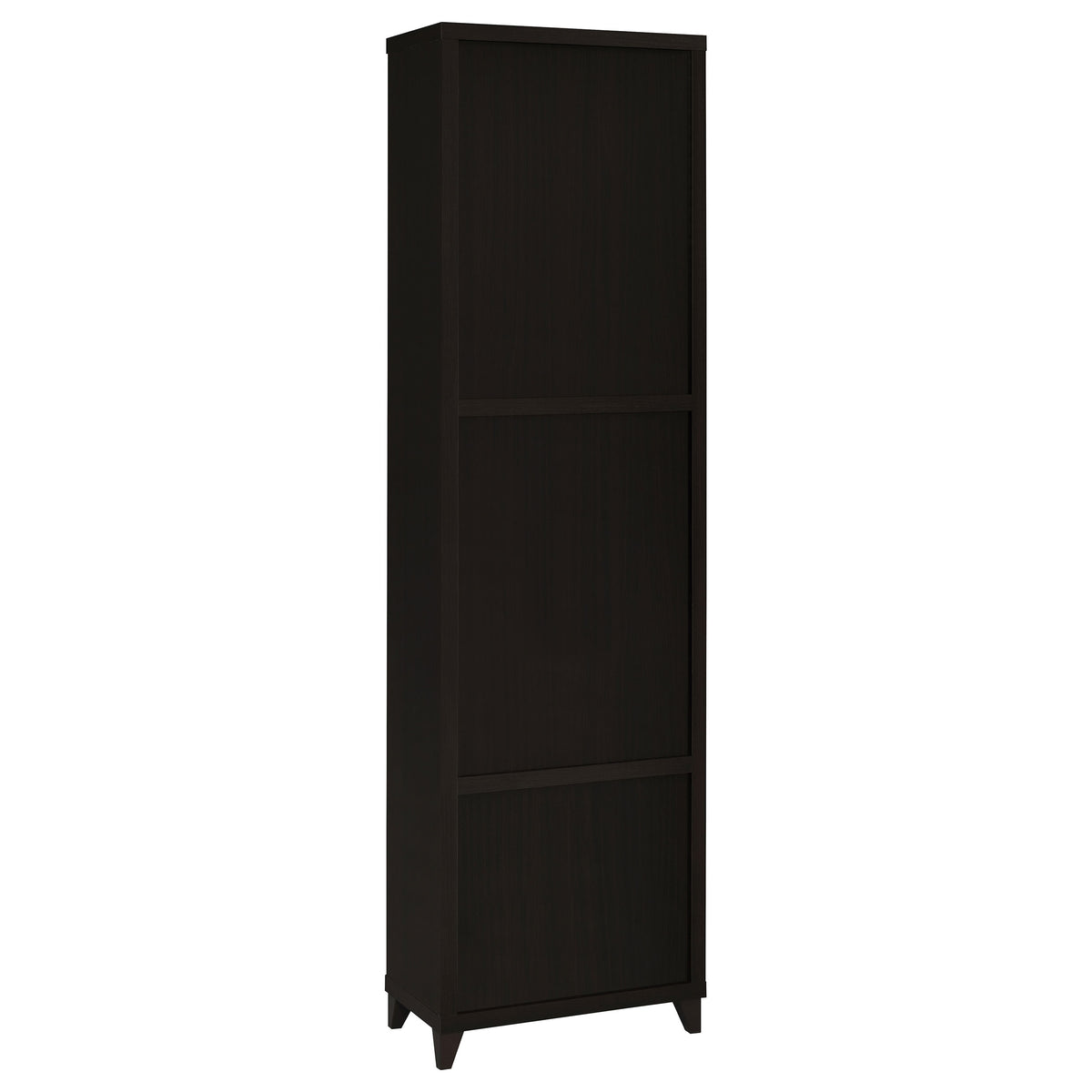 Lewes 4-shelf Engineered Wood Media Tower Cappuccino
