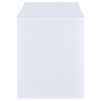 Irving 47-inch 2-drawer Office Computer Desk White
