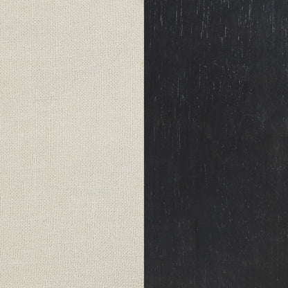 Alana Upholstered Dining Side Chair Beige Smokey Black (Set of 2)
