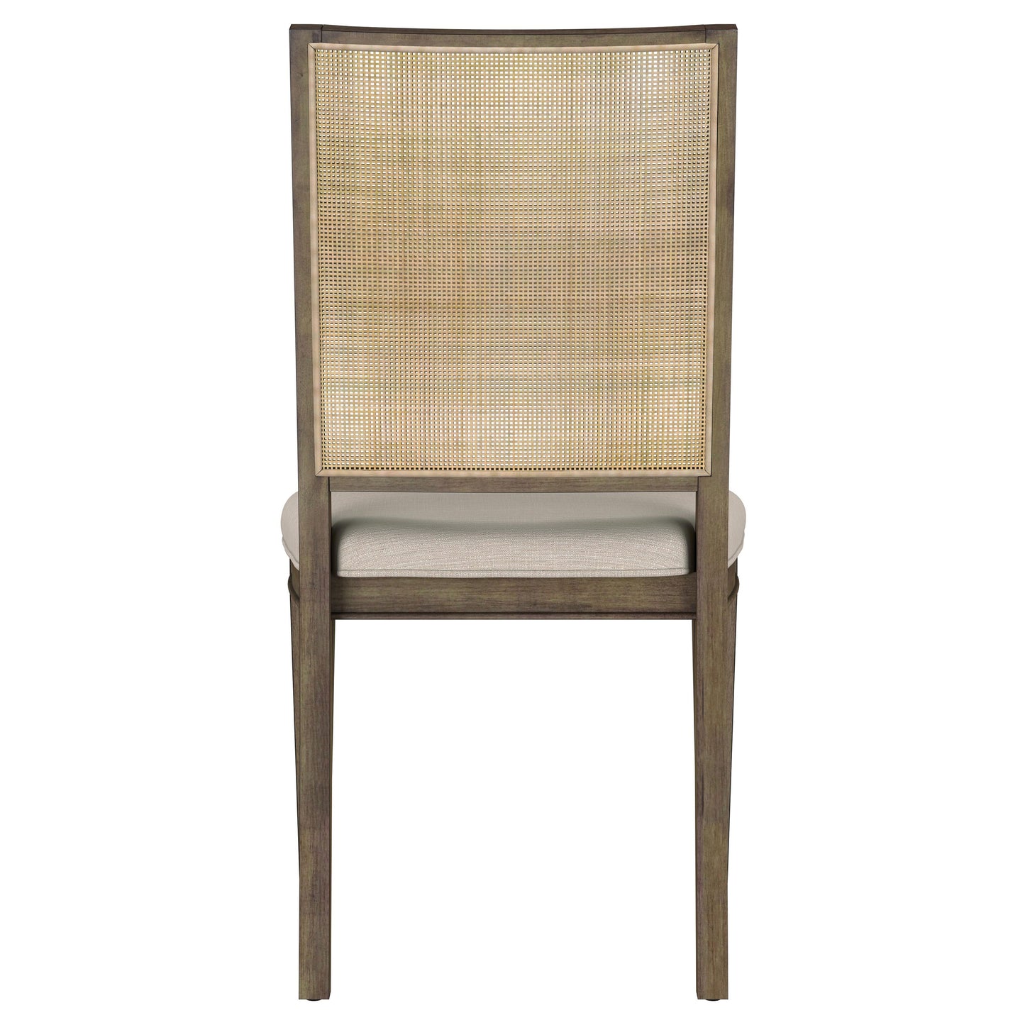 Matisse Woven Rattan Back Dining Side Chair Brown (Set of 2)