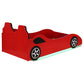 Cruiser Wood Twin LED Car Bed Red