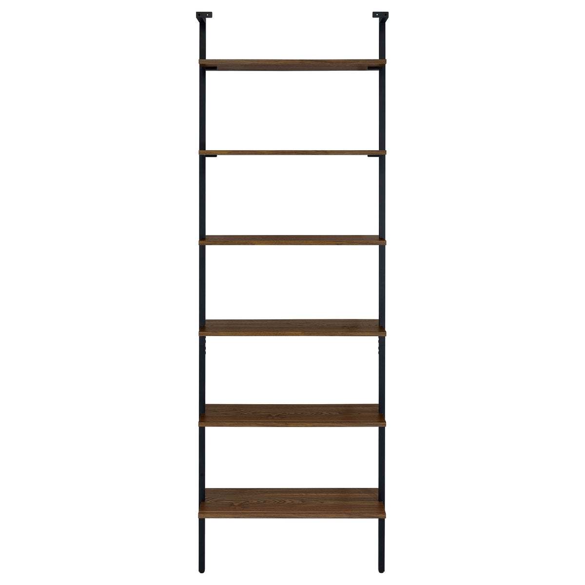 Owens 96-inch 6-shelf Wall Bookshelf Walnut