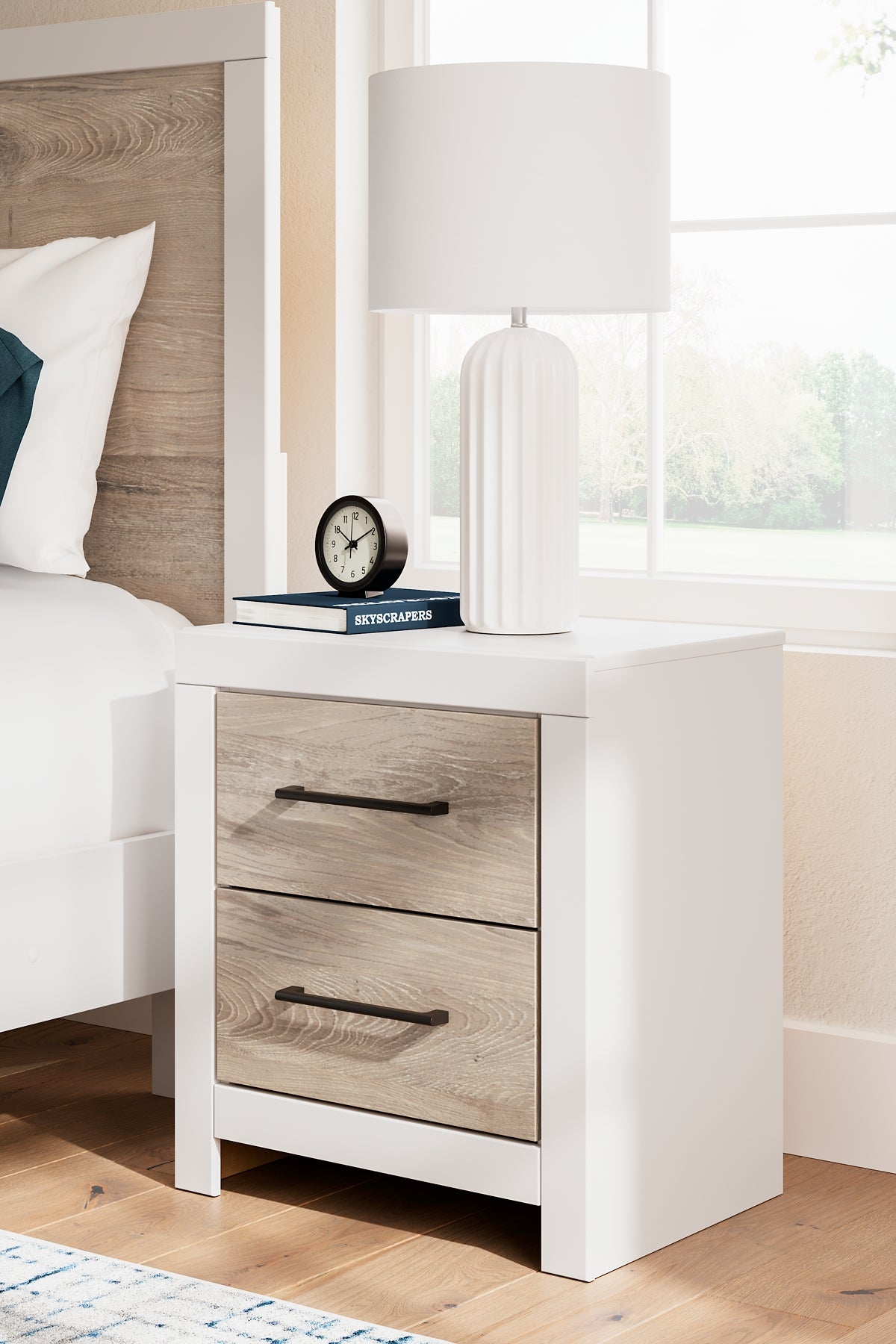Charbitt King Panel Bed with Dresser and Nightstand