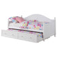 Julie Ann Wood Twin Daybed with Trundle White