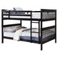 Chapman Wood Full Over Full Bunk Bed Black