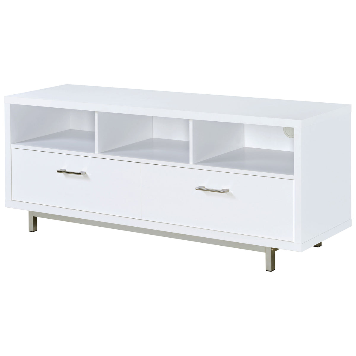 Casey 2-drawer Engineered Wood 60-inch TV Stand White