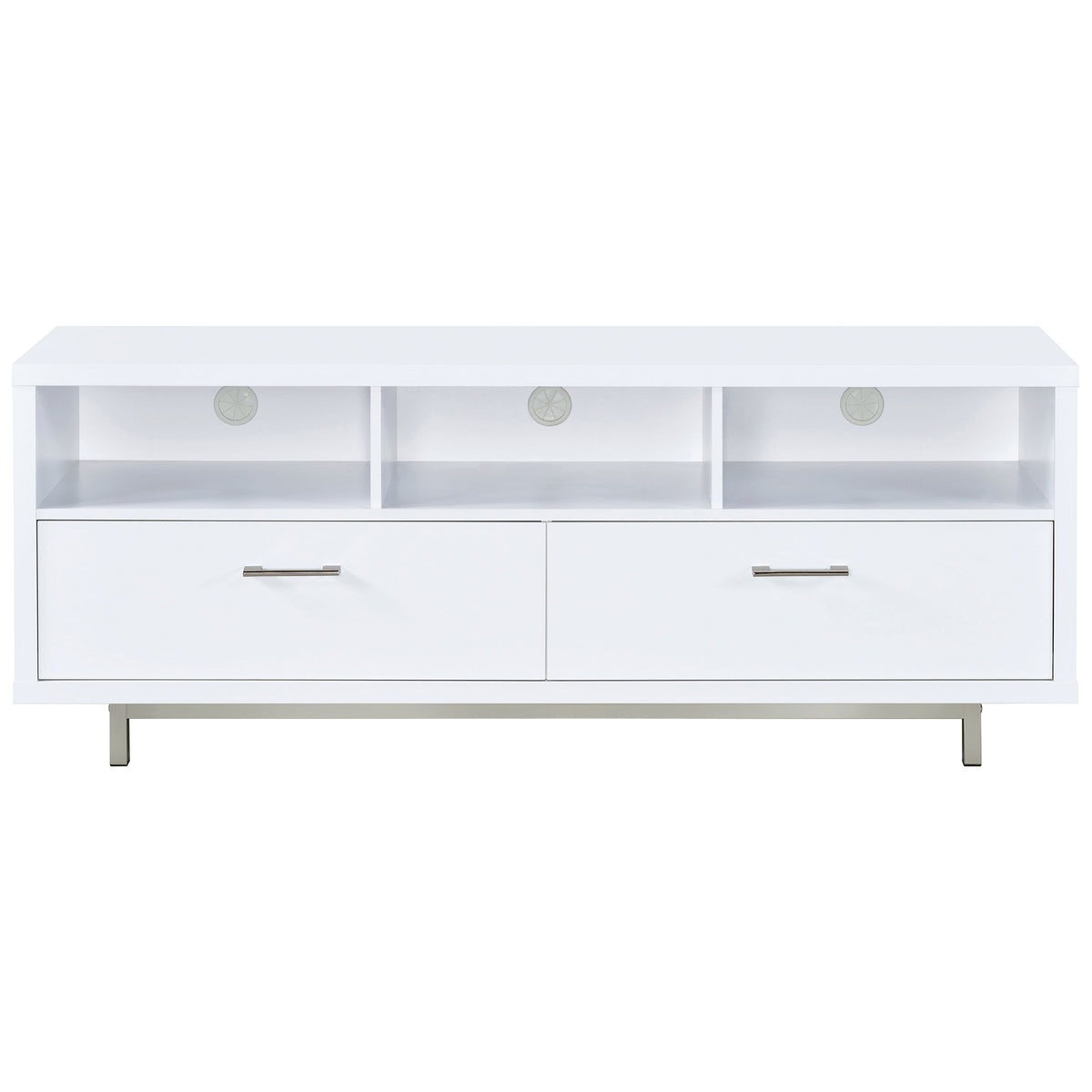 Casey 2-drawer Engineered Wood 60-inch TV Stand White