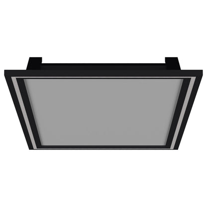 Windrose 28 x 67 Inch Tempered LED Standing Mirror Black