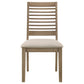 Scottsdale 6-piece Rectangular Dining Set Brown Washed