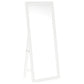 Windrose Full Length Floor Standing Tempered Mirror with LED Lighting White