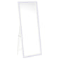 Windrose Full Length Floor Standing Tempered Mirror with LED Lighting White