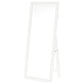 Windrose Full Length Floor Standing Tempered Mirror with LED Lighting White