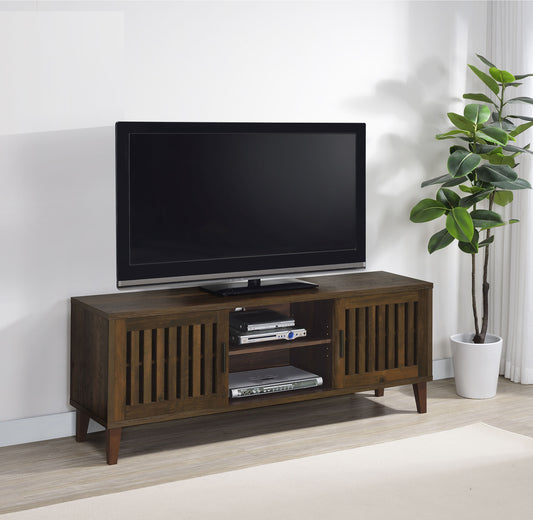 Sedona 2-door TV Stand for TVs up to 65 Inches Dark Pine