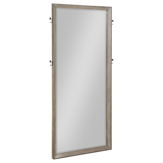 Durango 80-inch Standing Floor Mirror Taupe Oak