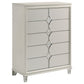 Olivia 4-piece Queen Bedroom Set Pearl White