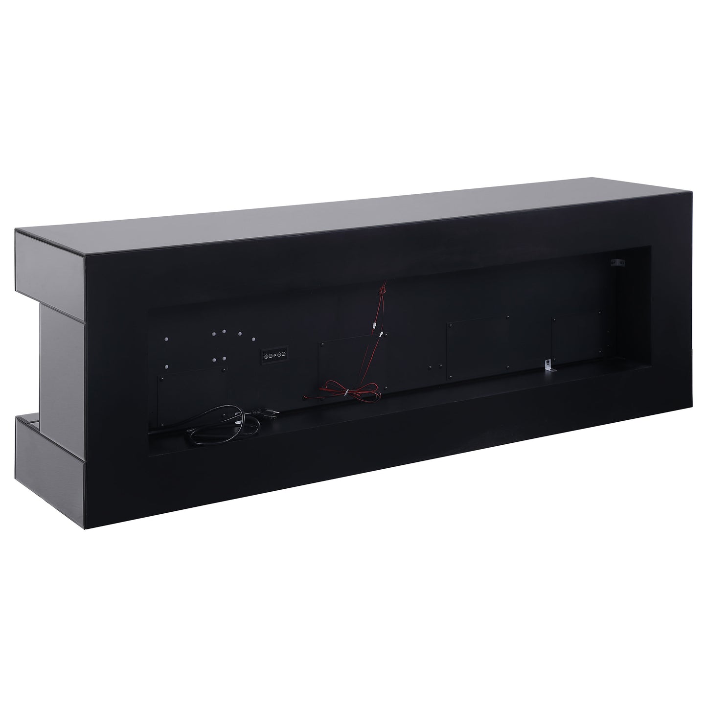 Vallerie 71-inch BT Speaker TV Stand Fireplace Console Grey