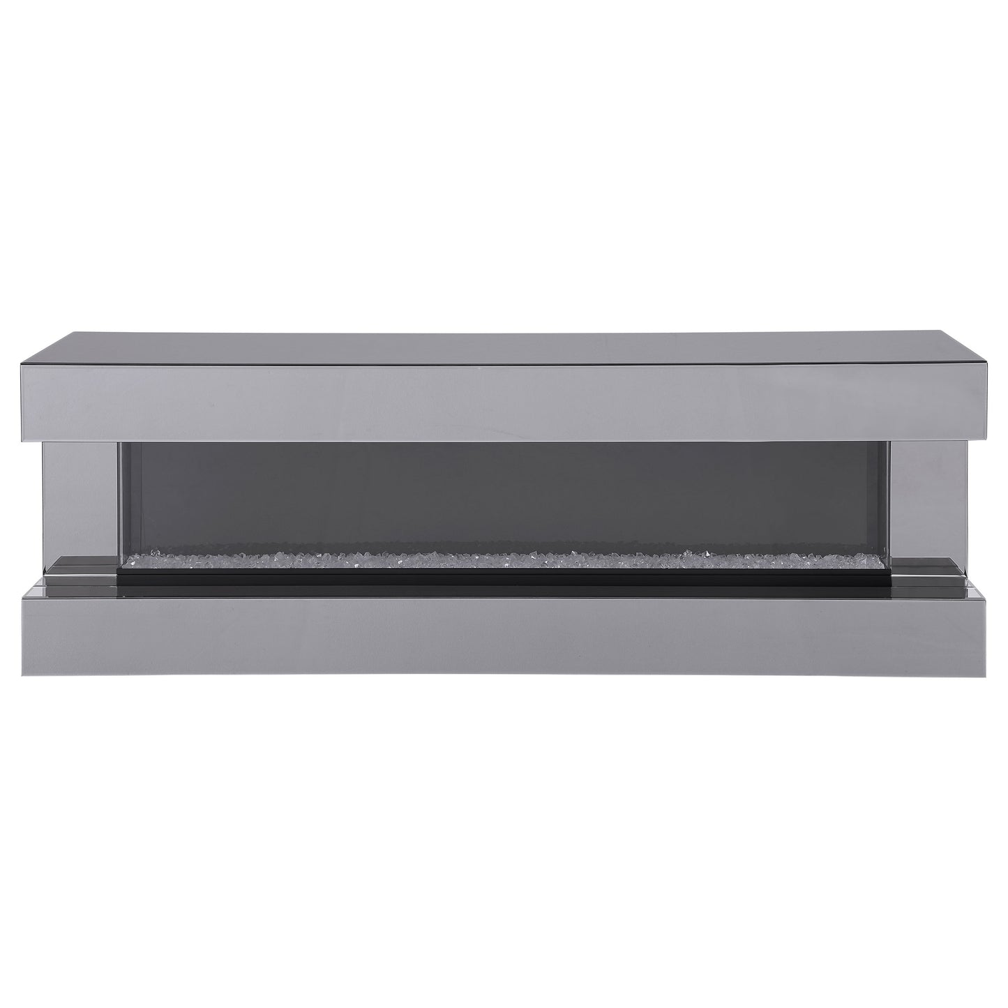 Vallerie 71-inch BT Speaker TV Stand Fireplace Console Grey