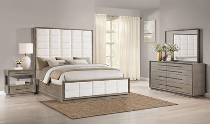 Durango 4-piece Eastern King Bedroom Set Taupe Oak