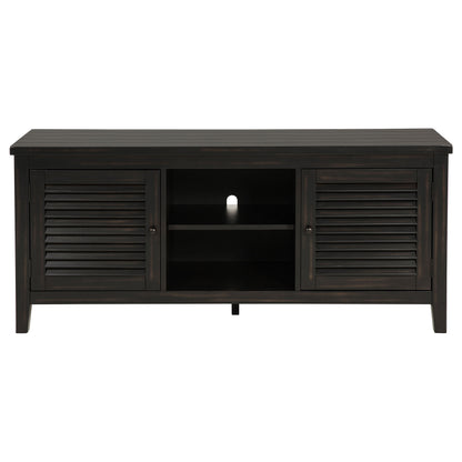Concord 2-door 60-inch TV Stand Console Distressed Java