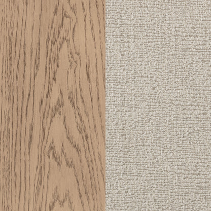 Kailani 52-inch California King Wingback Bed Beige Oak