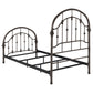 Rowan Metal Twin Open Frame Bed Dark Bronze
