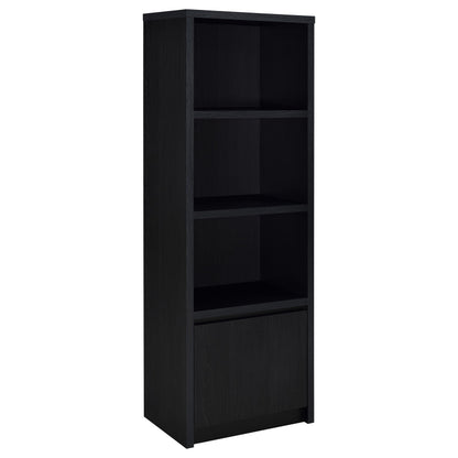 Winfield 4-shelf Media Tower Entertainment Pier Black