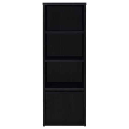 Winfield 4-shelf Media Tower Entertainment Pier Black