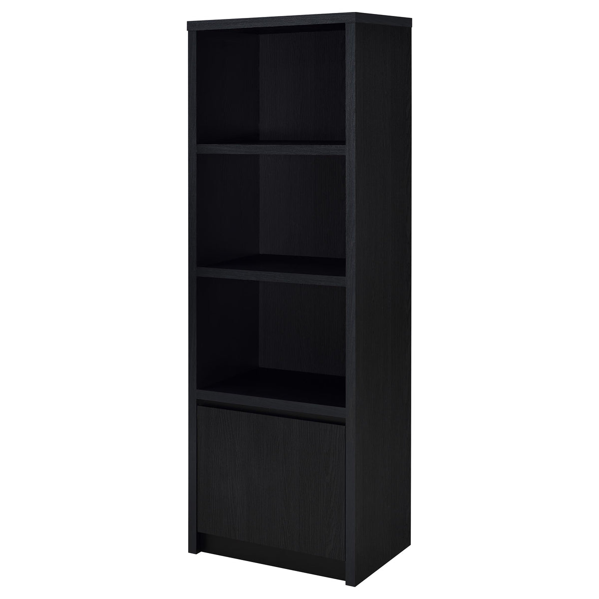Winfield 4-shelf Media Tower Entertainment Pier Black