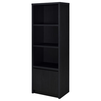 Winfield 4-shelf Media Tower Entertainment Pier Black