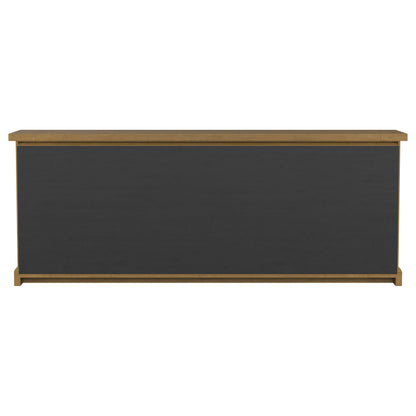Florence 4-door Dining Sideboard Buffet Cabinet Rustic Honey