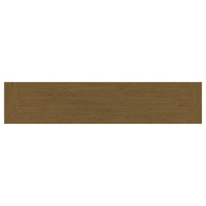 Florence 4-door Dining Sideboard Buffet Cabinet Rustic Honey