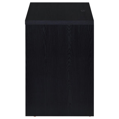 Westpark 2-drawer Nightstand LED Lights and USB Black